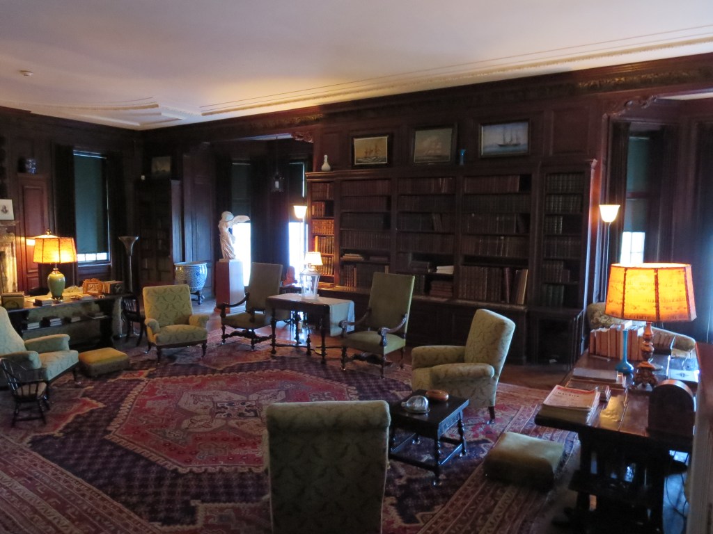 The main library wing.  I wish you could have seen the parquet floors!  