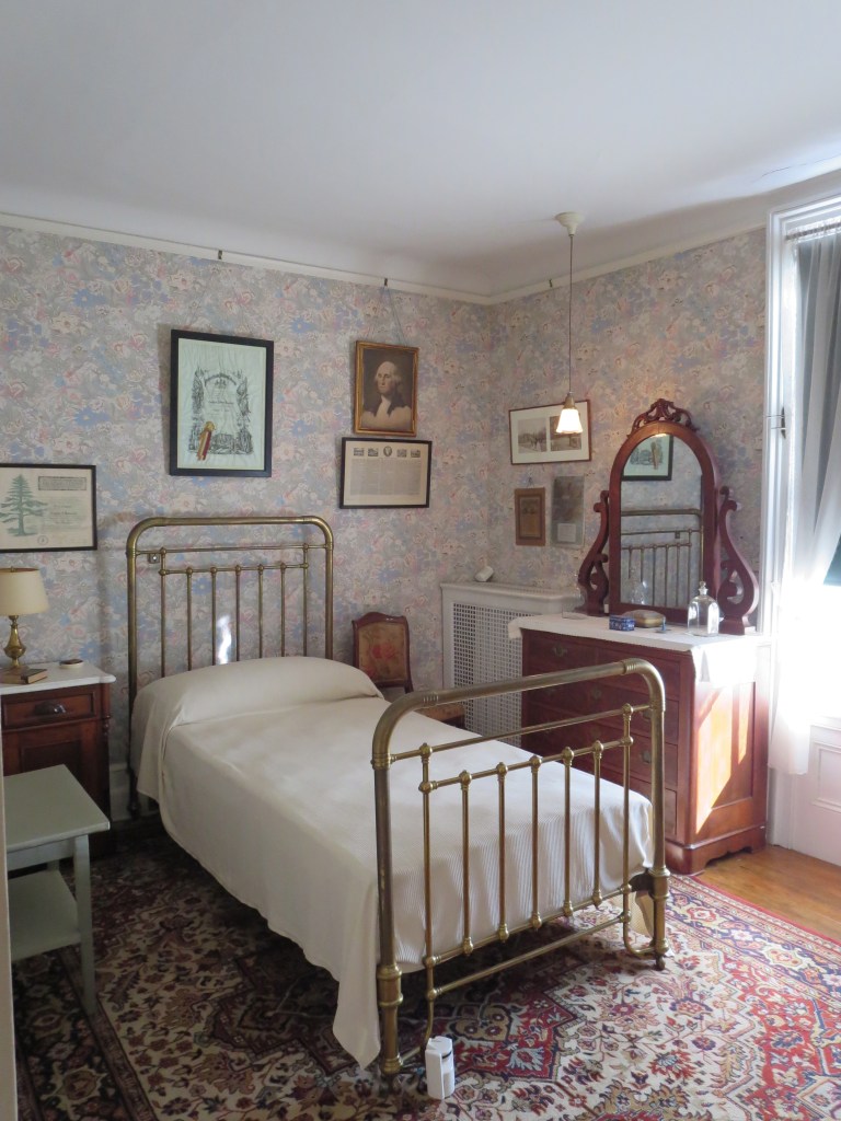 FDR's boyhood room, which each of his sons used in succession.  