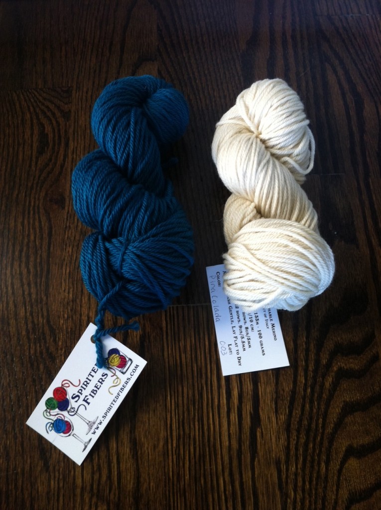 more in a later post about a collaboration with these lovely skeins from Sue of Spirited Fibers.  a dreamy worsted weight merino, perfect for hats!